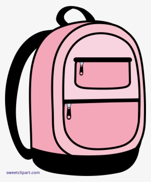 Pink School Clipart Sweet - Pink Backpack Clipart