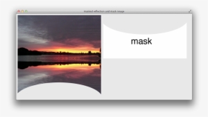 Figure 3-3 Reflection With Image As Mask - Reflection