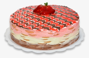 Creme Alemão Nos Sabores Morango, Chocolate E Creme - Birthday Cake