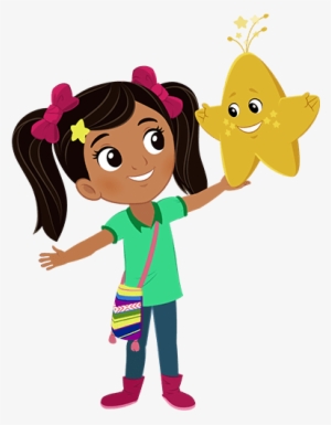 Nina Holding Star - Niñas Png