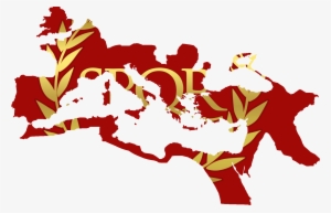 Flag Map Of The Roman Empire - Roman Empire Png