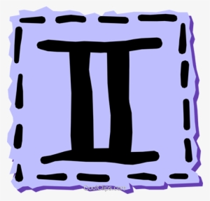 Roman Numerals Royalty Free Vector Clip Art Illustration - Numero 2 Em Algarismo Romano