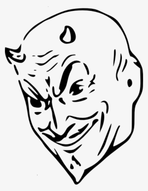 Devil Head Clip Art At Clker Com - Devil Drawing