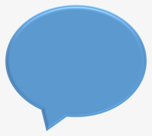 Speech Bubble - Globo Gigante Azul