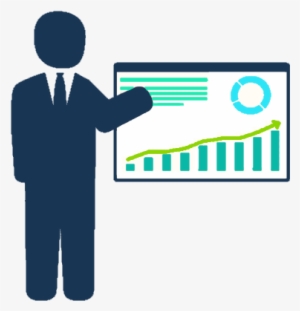 Man Giving A Presentation - Doing A Presentation Transparent