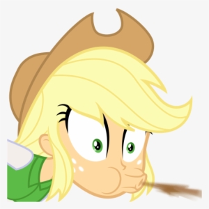 Applejack Spit Take Eqg Emote By Serendipony-d68cd5e - My Little Pony Equestria Girl Applejack Angry