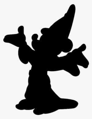 Sorcerer Mickey Mouse - Disney Character Silhouettes Png