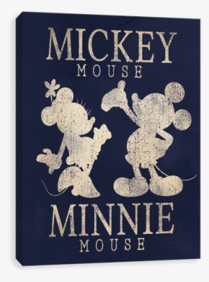 Silhouette Mickey & Minnie Mouse - Mickey Mouse