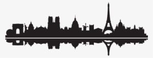 Sticker Skyline Paris - Paris Skyline Drawing