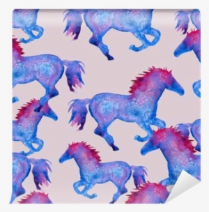 Silhouette Of A Horse - Watercolor Painting