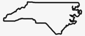 North Carolina Outline Rubber Stamp - North Carolina