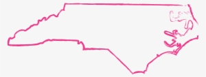 Icon Outline Of North Carolina - Diagram