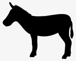 Horses Silhouette Clip Art - Silhouette Animal Figure