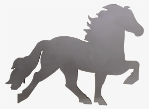 Icelandic Horse Badge - Icelandic Horse Silhouette