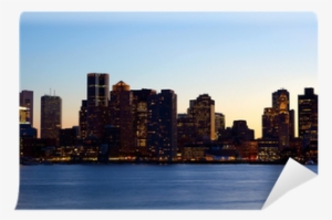 Sunset Time View Of Boston Skyline Over Charles River, - Boston Harbor