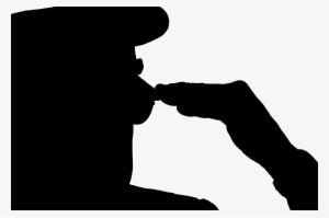 Soldier Saluting Silhouette Transparent