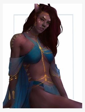 Nsfw, Sfw Half Body Painting - - Fictional Character