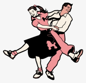 Dance Clipart Sock Hop - 50's 60's Sock Hop