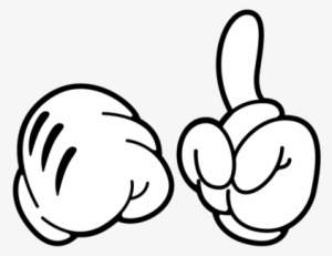 Manos De Mickey Mouse Para Imprimir - Mickey Mouse Hand 1