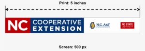 Cooperative Extension Logo-horizontal Version Sizing - Nc Cooperative Extension Logo