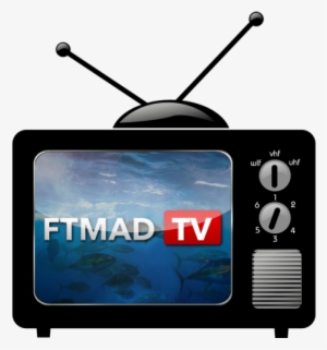 Ftmad Tv Icon - Old School Tv Vector