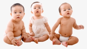 Baby Sitting Png Transparent Image - Asian Baby Png