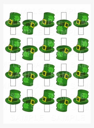 20 X Leprechaun Hats - Cactus