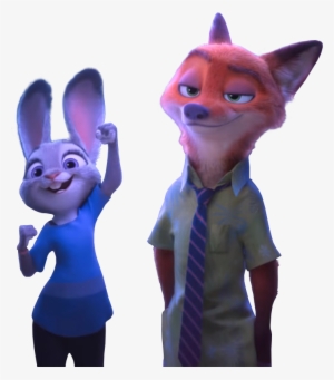 Hopps Judyhopps Oficial Zootopia Zootropolis Disney - Nick And Judy Png