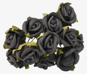Black Rose Roses Flower Hairpins - Rose
