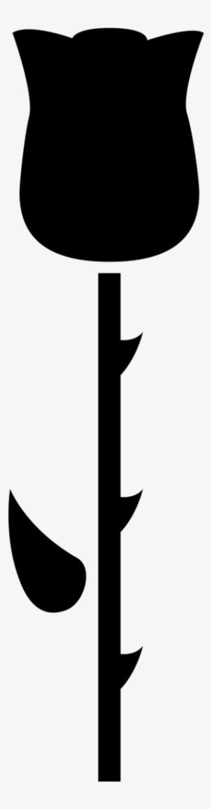 Rose Icon - Rose Icon Black And White