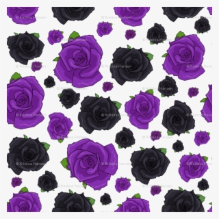 Purple And Black Roses