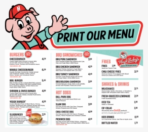 Print The Menu