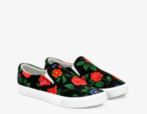 Dark Roses - Slip Ons