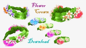 Mmd] Flower Crown By Lorenemmd On Deviantart Clip Art - Mmd Tda Flower Crown