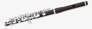 Grenadilla Wood Headjoint, Grenaditte Body With Silver - Piccolo Flute Transparent