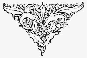 Holly, Outline, Plants, Leaf, Triangle, End, Plant - Black Holly Transparent