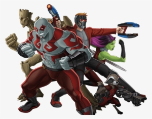 Gotg Animated Team Render 01 - Disney Infinity 3.0 Star Lord