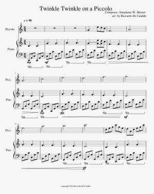 Twinkle Twinkle On A Piccolo Sheet Music Composed By - Beatles Across The Universe Sheet Music