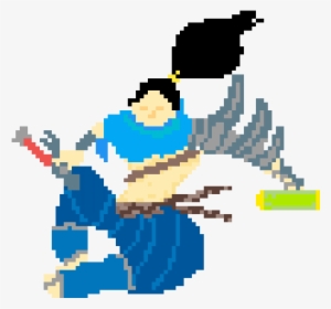 Yasuo Pixel Art - Illustration