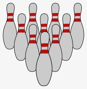Bowling Clipart Big - Bowling Pins Clipart
