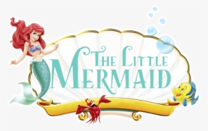 To Little Mermaid Coloring Pages - Little Mermaid Logo Png