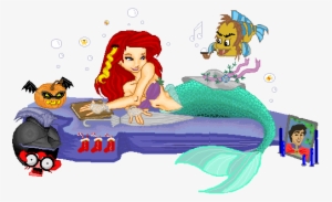 Countdown To Halloween - Little Mermaid Halloween Png