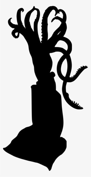 This Free Icons Png Design Of Squid Silhouette