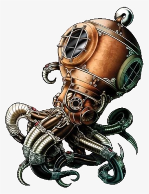 Share This Image - Steampunk Octopus Tattoo