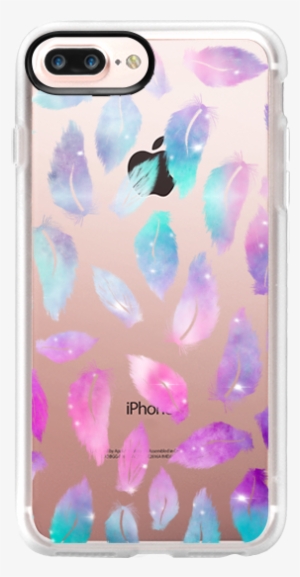 Modern Pink Purple Watercolor Hand Painted Nebula Space - Cute Iphone 7 Plus Phone Cases