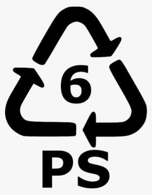 Icon Recycle, 6, Ps, Recycling, Plastic, Sign, Symbol, - Pvc Plastic