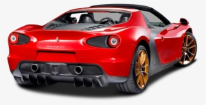 Ferrari Sergio Transparent Background - Ferrari Car Back Png