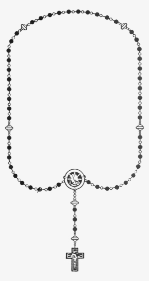 Rosario - Black And White Rosary