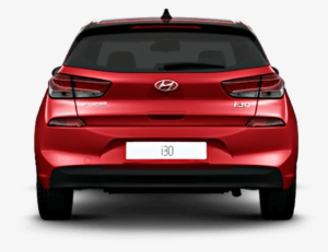 Hyundai I30 360 Degree View - Red Car Png From Back