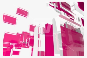 Glass Pink Cubes - Glass